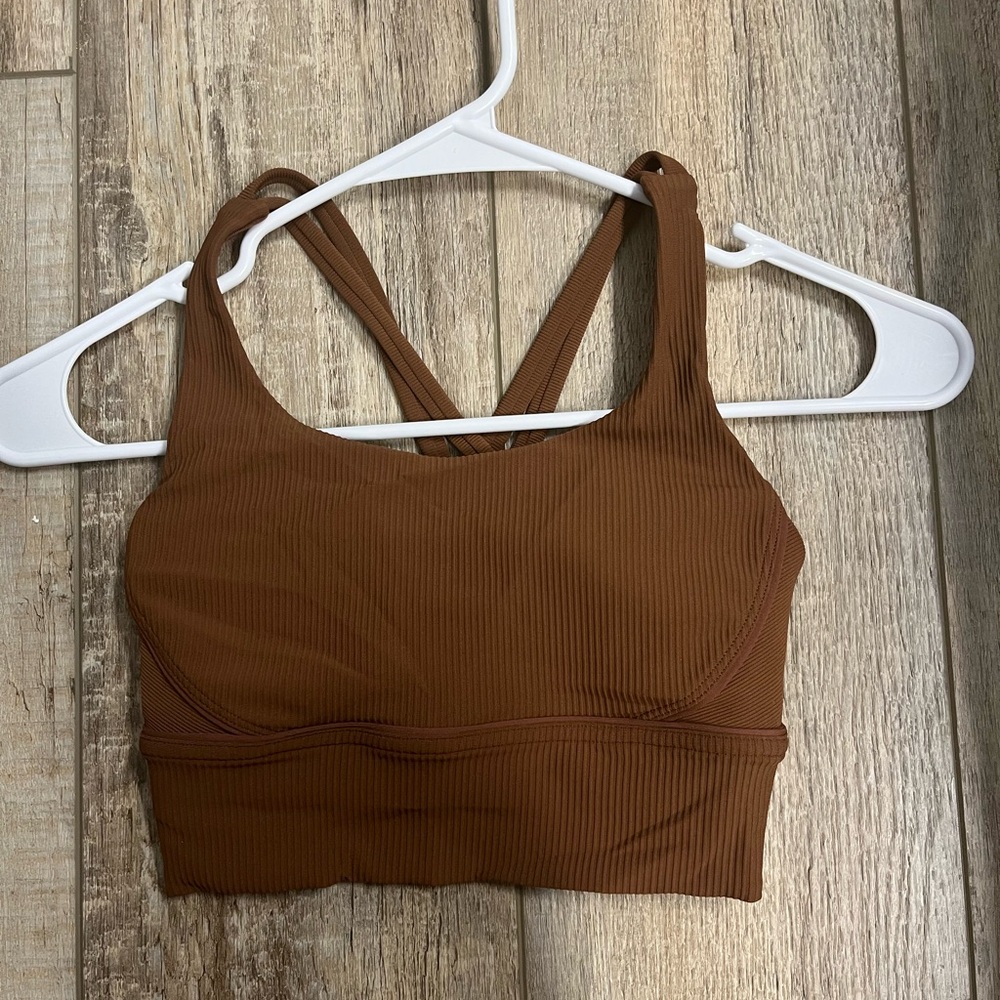 Brown Lulu Lemon Bra